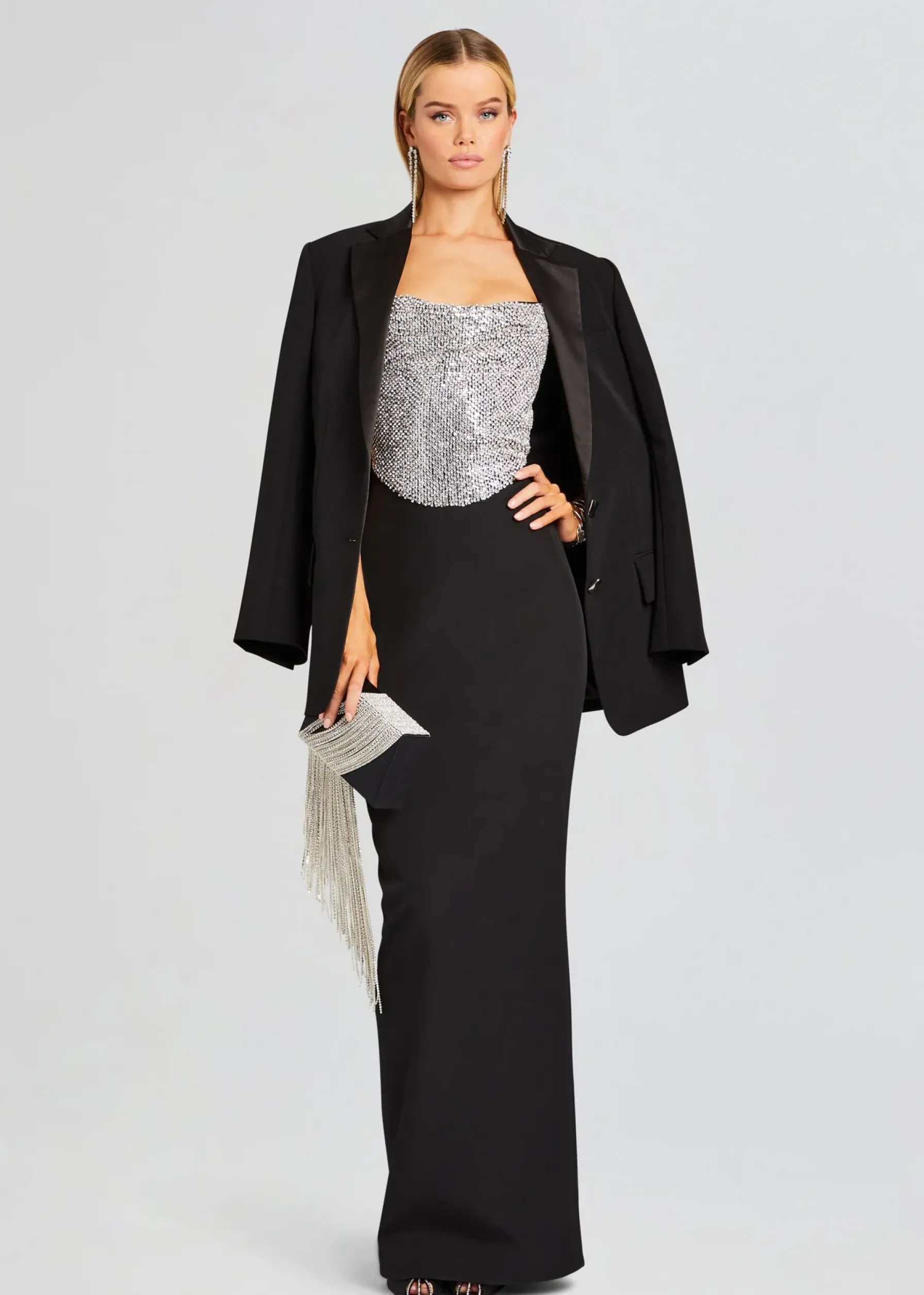 Retrofete Jazlyn Dress Black/Silver Hot