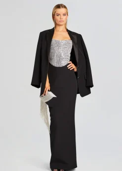 Retrofete Jazlyn Dress Black/Silver Flash Sale
