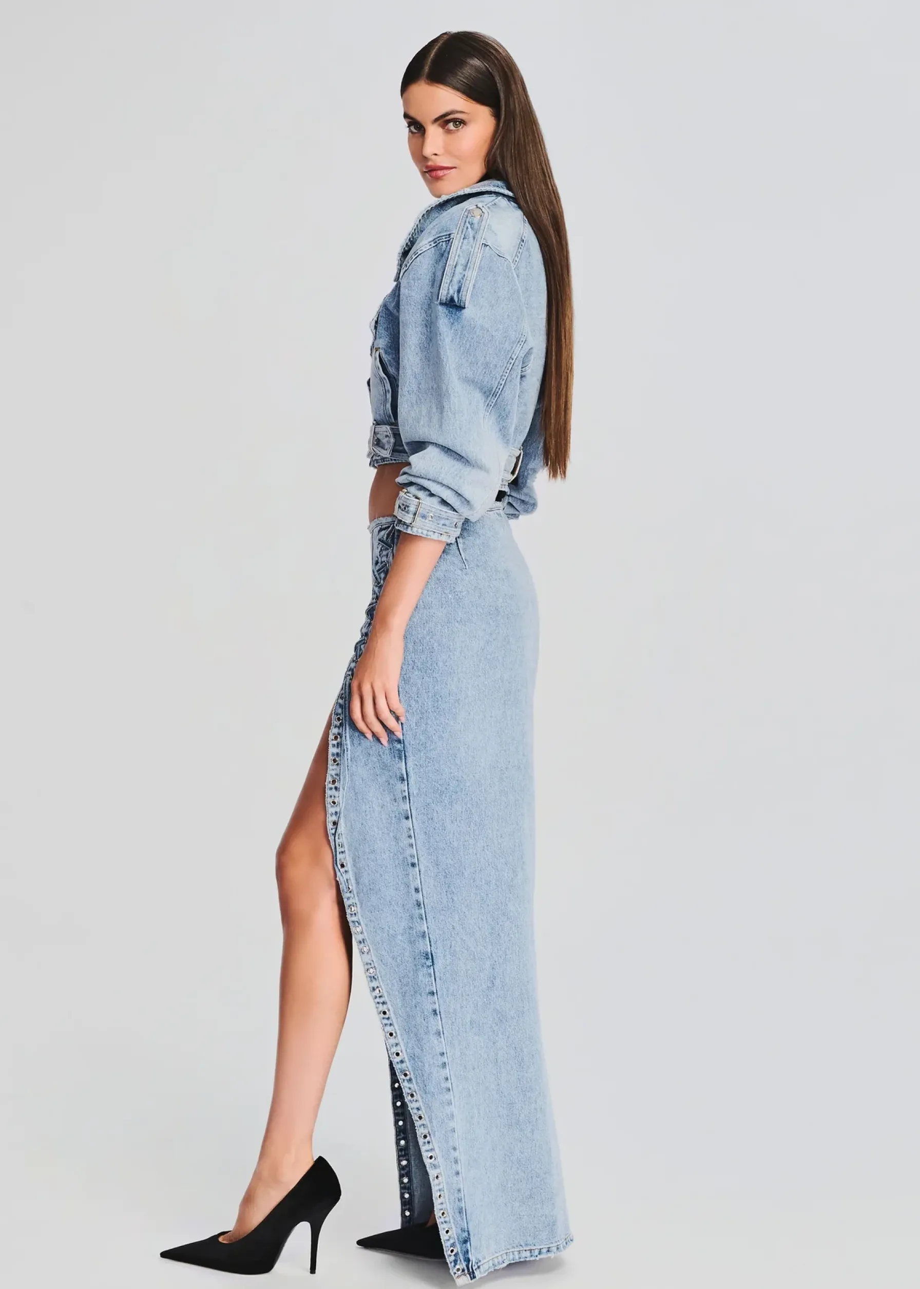 Retrofete Joslyn Denim Jacket Alani Clearance