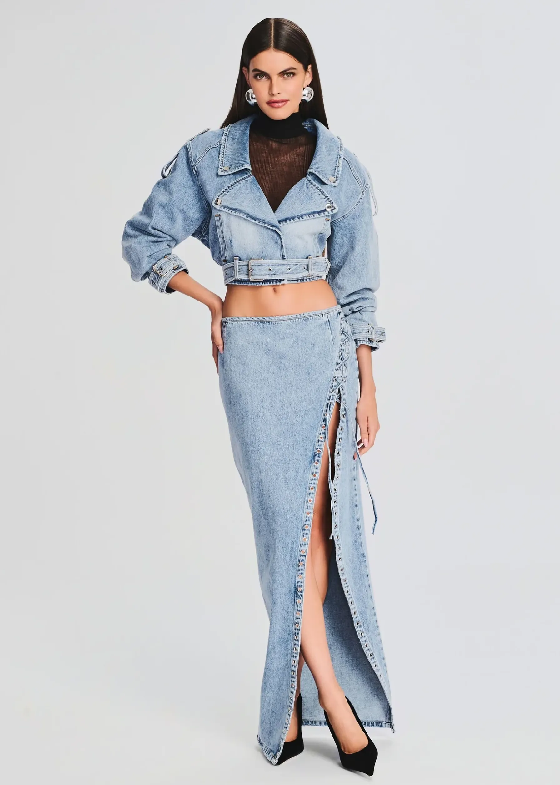 Retrofete Joslyn Denim Jacket Alani Clearance