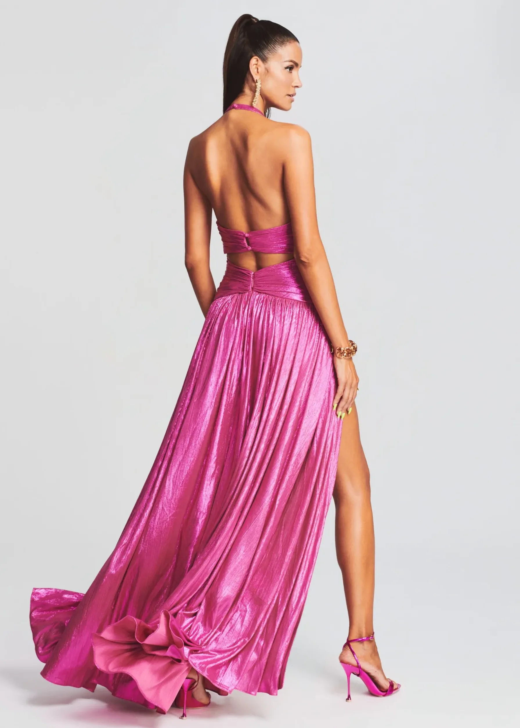 Retrofete Juliana Dress Hot Pink Discount