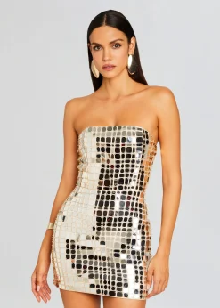 Retrofete Kaleido Dress Ballerina/Gold Hot