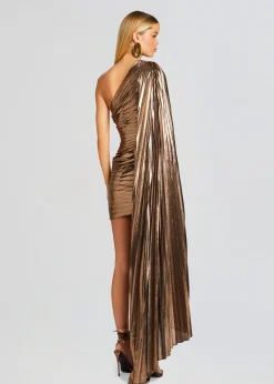 Retrofete Karena Dress Metallic Bronze Best