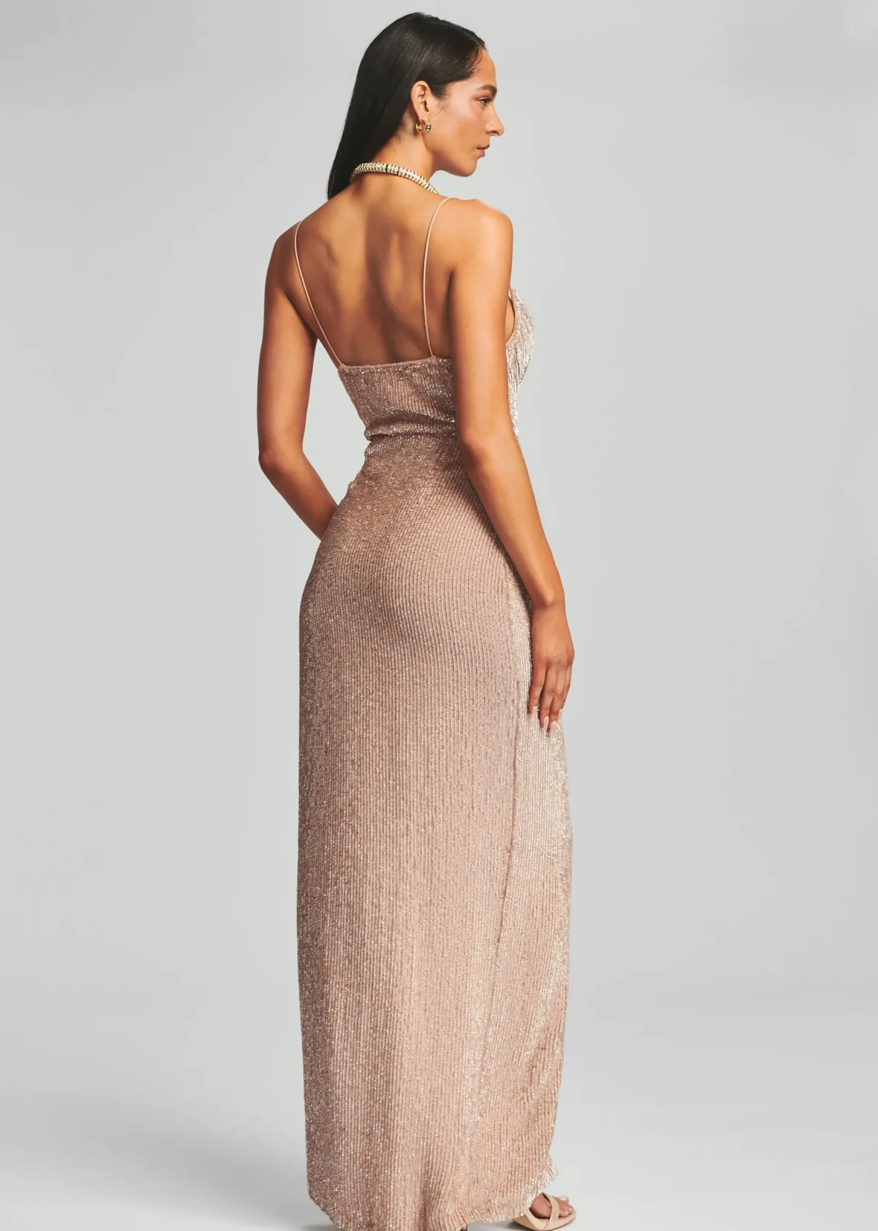 Retrofete Katya Sequin Dress Nude Online