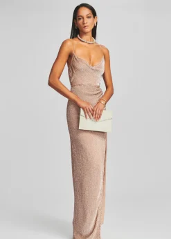 Retrofete Katya Sequin Dress Nude Online