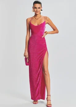 Retrofete Katya Sequin Dress Hot Pink Flash Sale