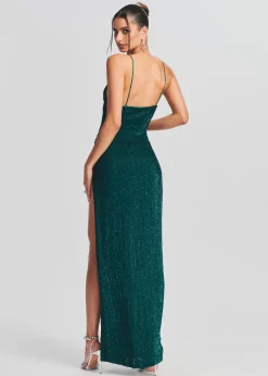Retrofete Katya Sequin Dress Green Best