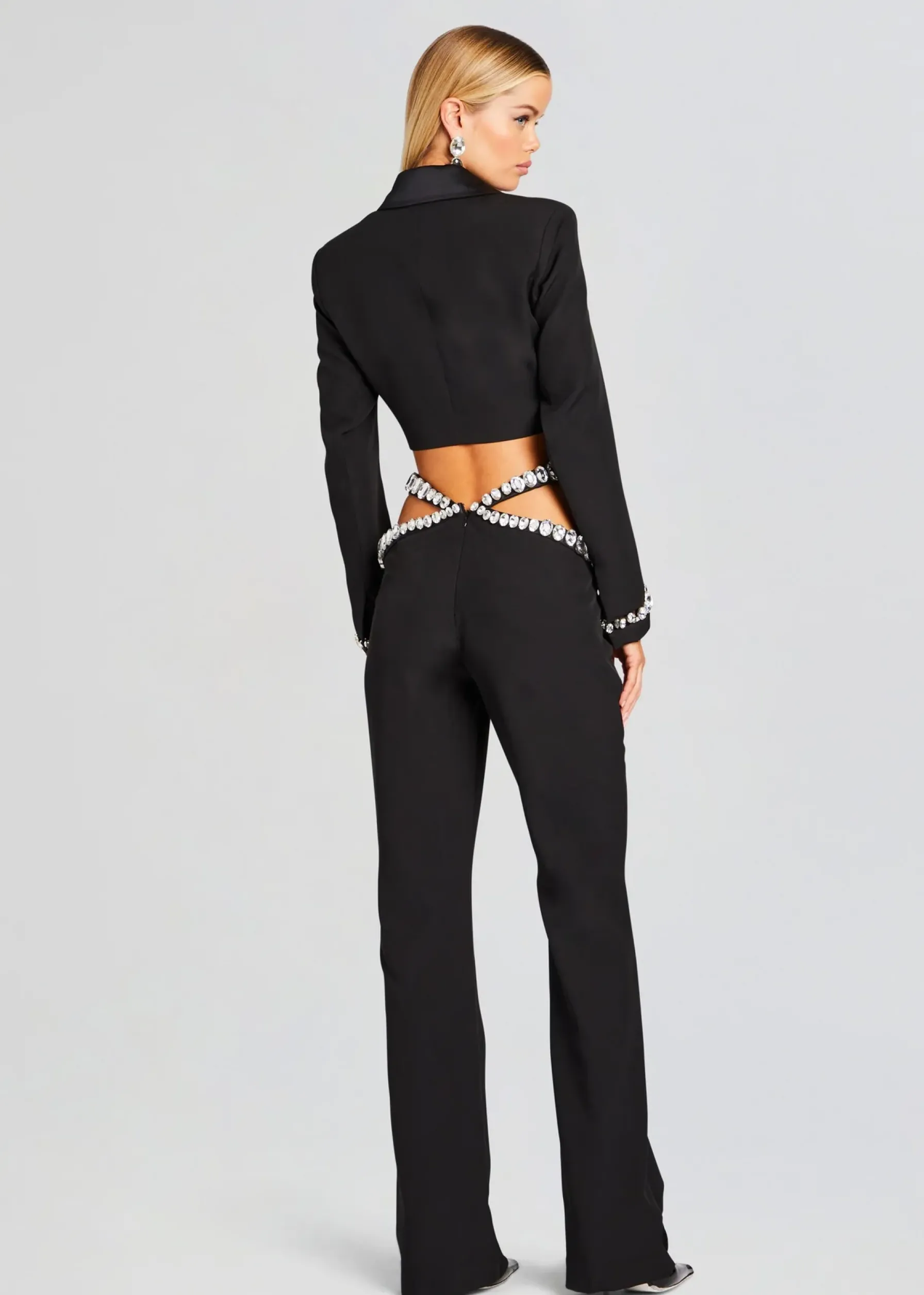 Retrofete Kaz Pant Black/Silver Outlet