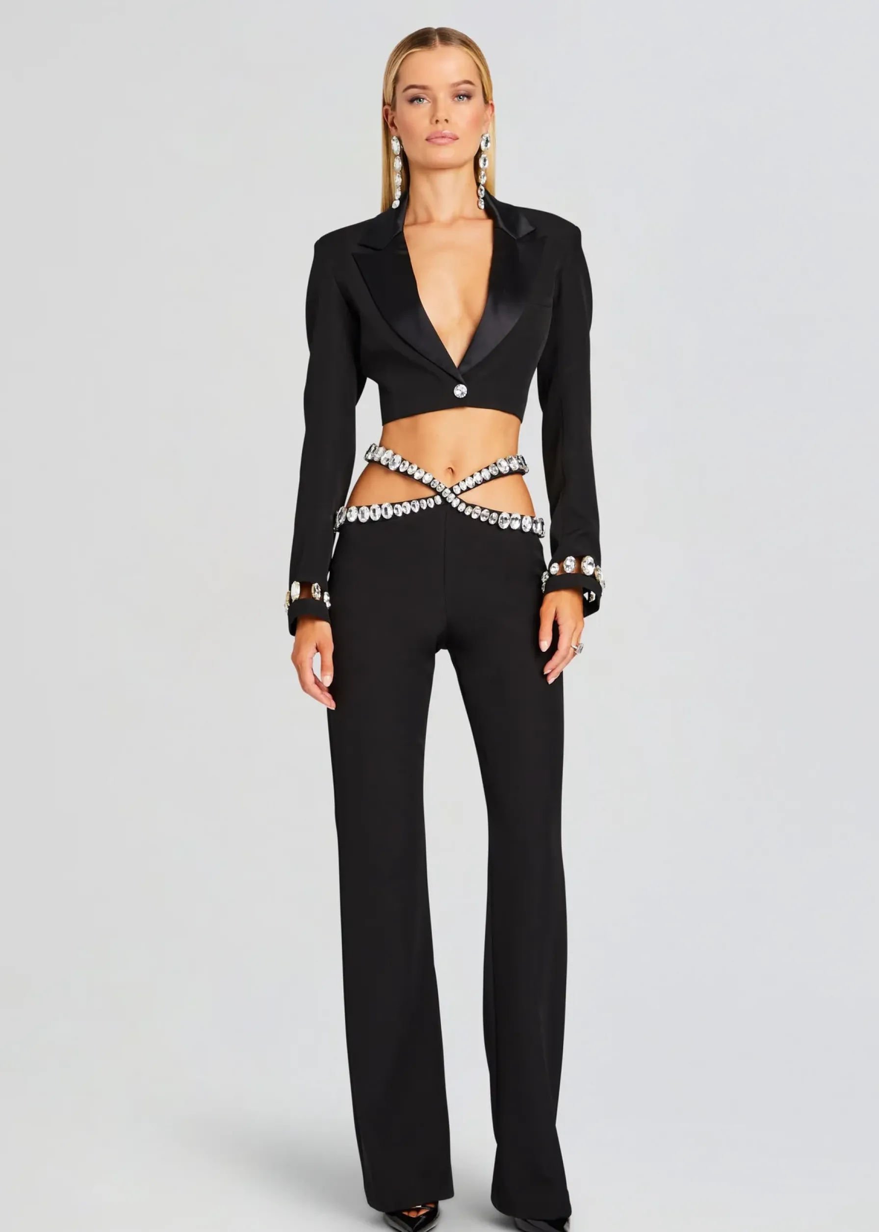 Retrofete Kaz Pant Black/Silver Outlet