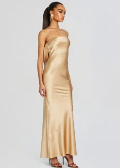 Retrofete Keaton Silk Dress Nude Best Sale