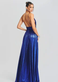 Retrofete Kelsey Dress Cobalt New