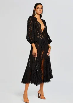 Retrofete Kelyk Kaftan Black Samoa Discount