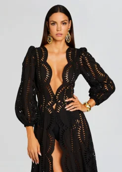 Retrofete Kelyk Kaftan Black Samoa Outlet