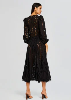 Retrofete Kelyk Kaftan Black Samoa Outlet