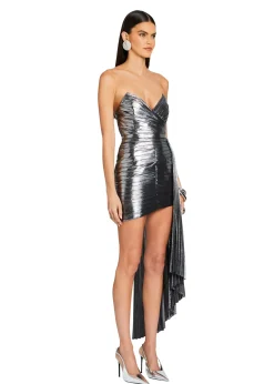 Retrofete Kenzie Dress Gunmetal Shop