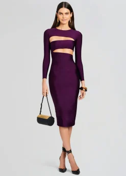 Retrofete Kepla Dress Eggplant Outlet