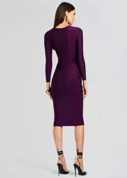 Retrofete Kepla Dress Eggplant Fashion