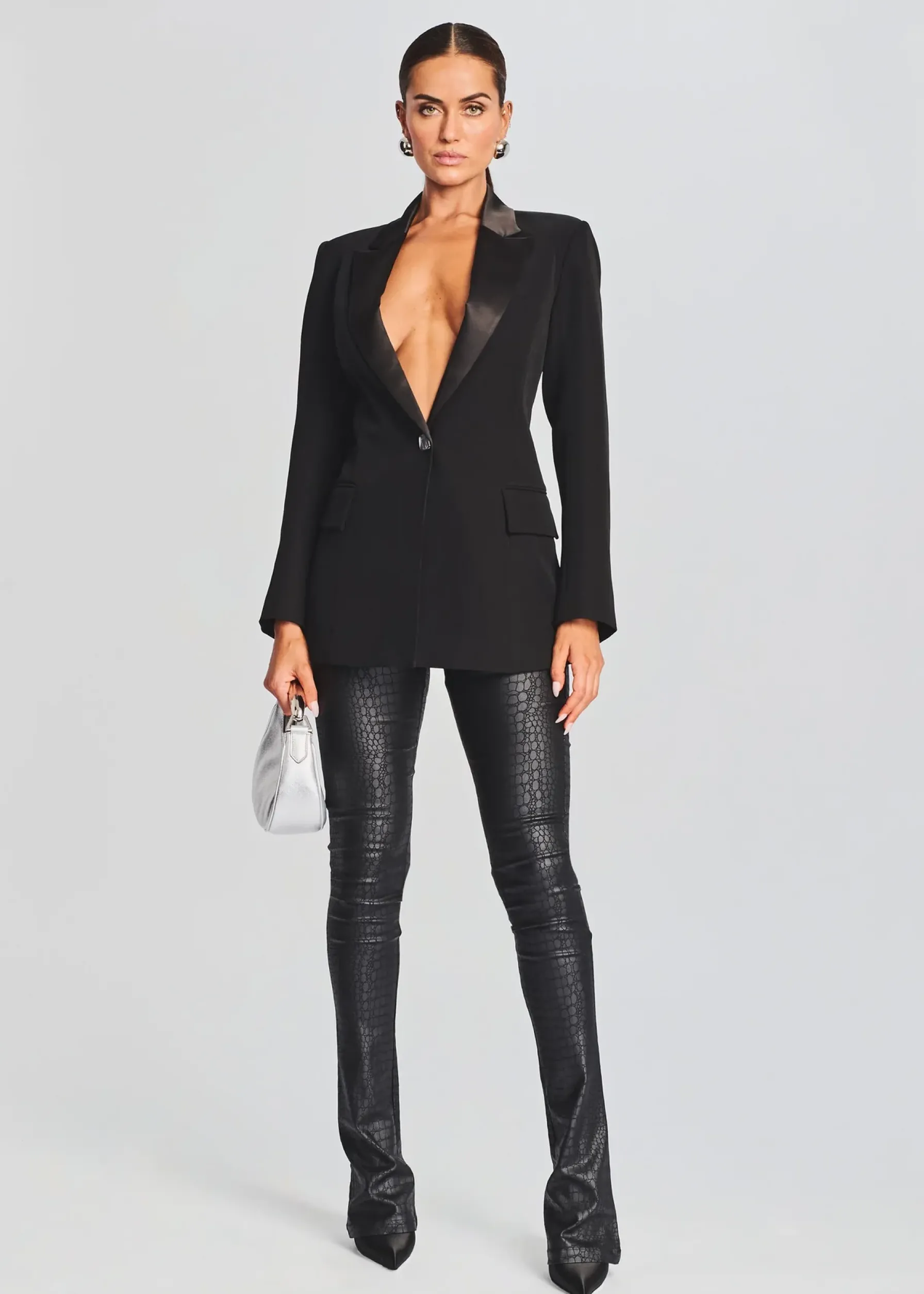 Retrofete Kristin Blazer Black New