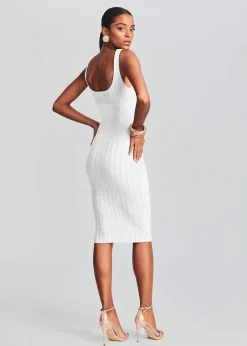 Retrofete Laney Dress White/Gold Sale