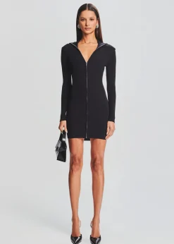 Retrofete Larkin Rib Knit Dress Black Flash Sale