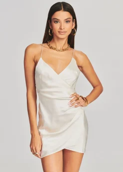 Retrofete Leah Silk Dress Pearl Clearance