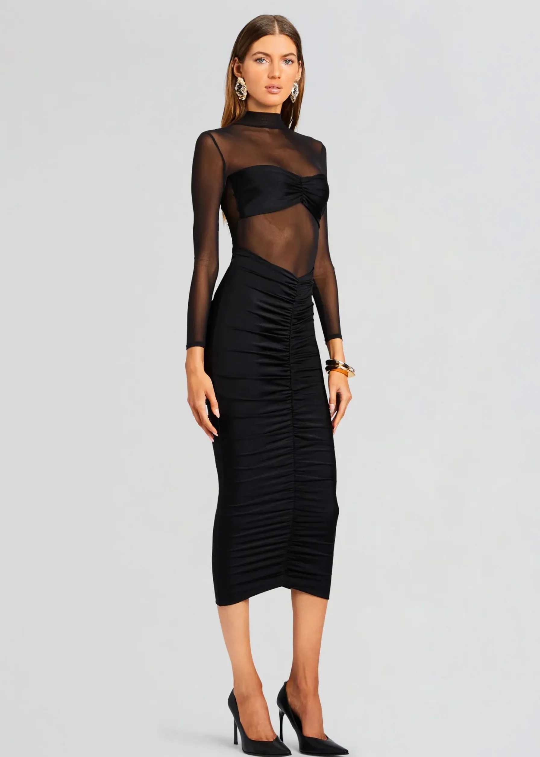 Retrofete Levina Dress Black Hot