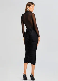 Retrofete Levina Dress Black Hot