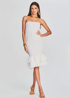 Retrofete Lilliana Long Skirt White Fruition Sale