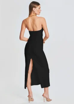 Retrofete Lily Lycra Maxi Dress Black Store