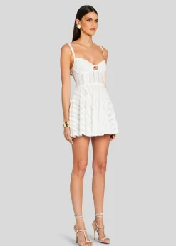 Retrofete Limmey Short Dress Natural White Best Sale
