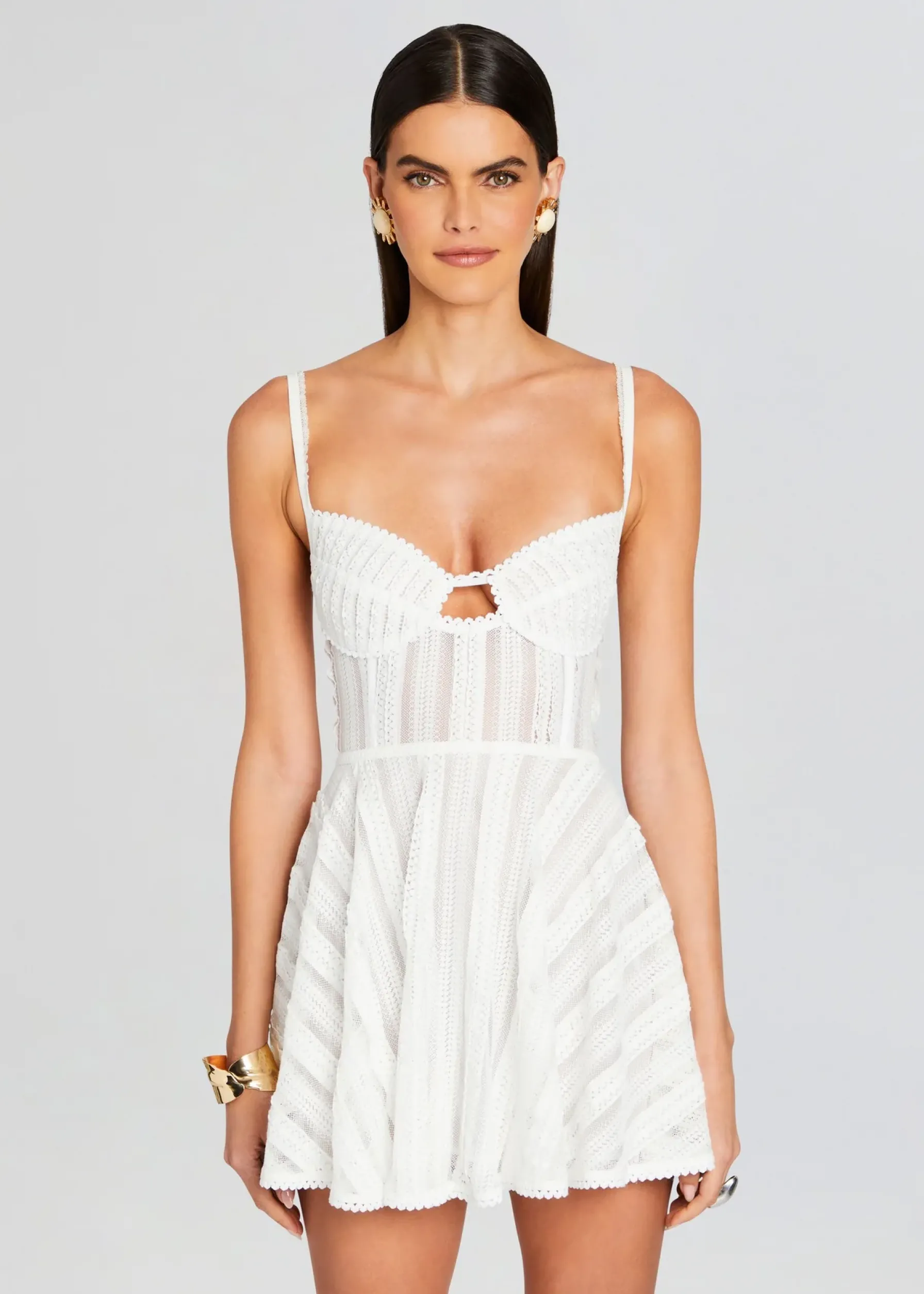 Retrofete Limmey Short Dress Natural White Outlet