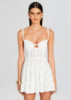 Retrofete Limmey Short Dress Natural White Shop