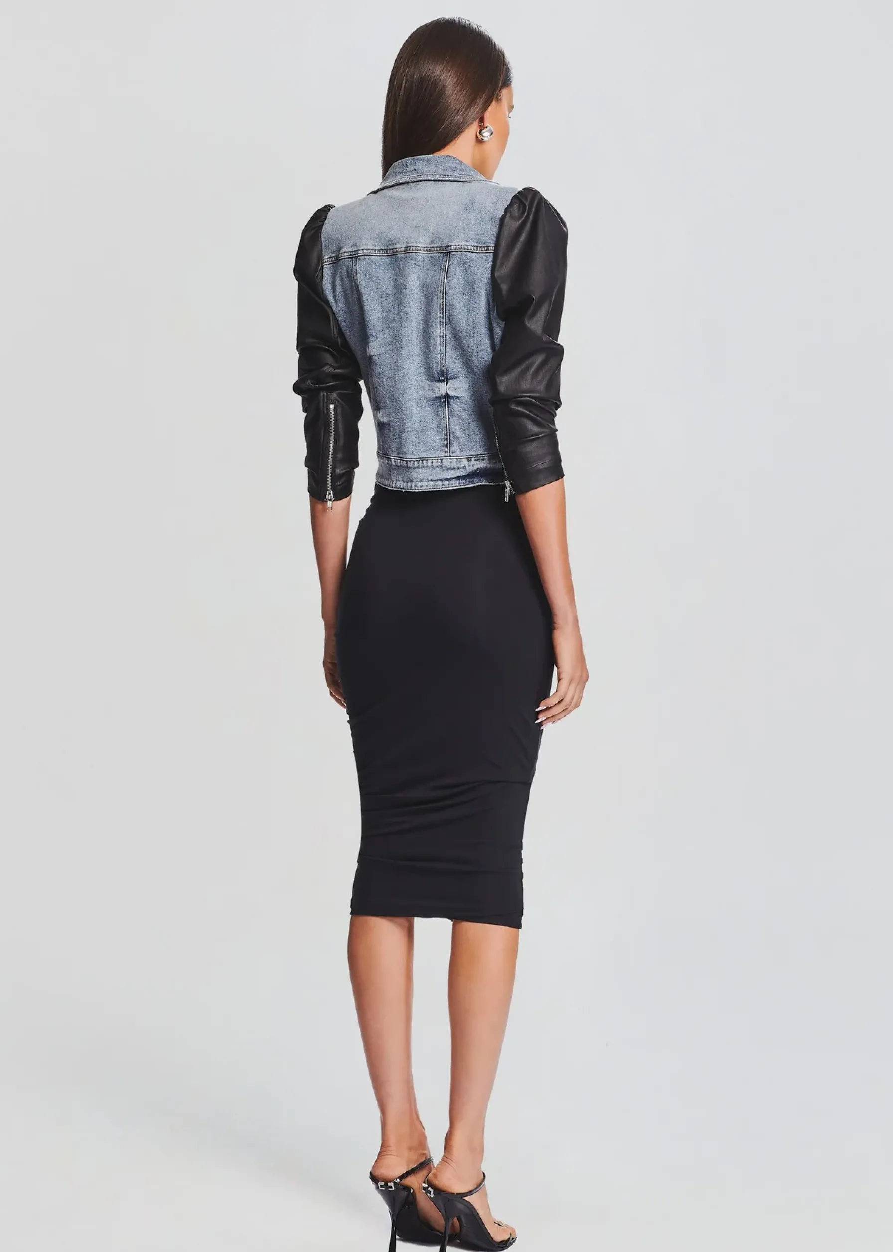 Retrofete Lo Jacket Alani Coated Black New