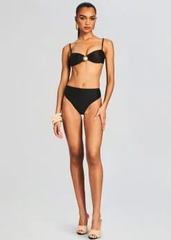 Retrofete Lucia Bikini Top Black Sale