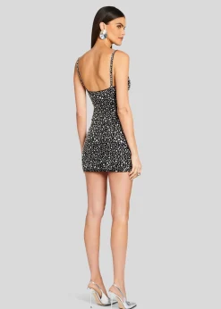 Retrofete Lucy Embellished Dress Black/Silver Best