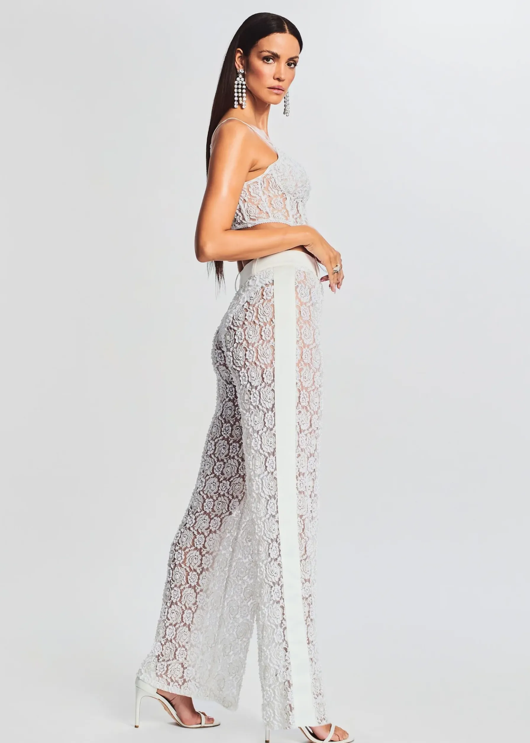 Retrofete Lulu Lace Pant White Best Sale