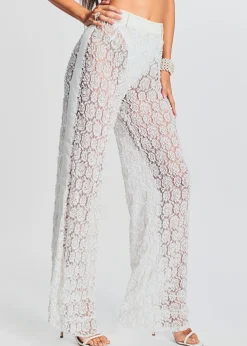 Retrofete Lulu Lace Pant White Hot