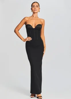 Retrofete Luna Dress Black New