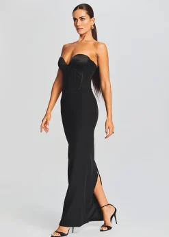Retrofete Luna Dress Black Discount