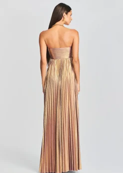 Retrofete Lyanna Dress Purple/Gold Cheap