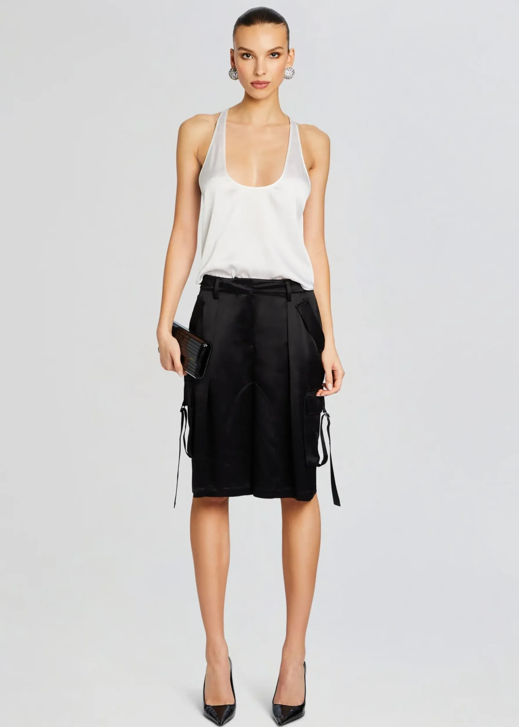 Retrofete Mae Cargo Short Black Hot