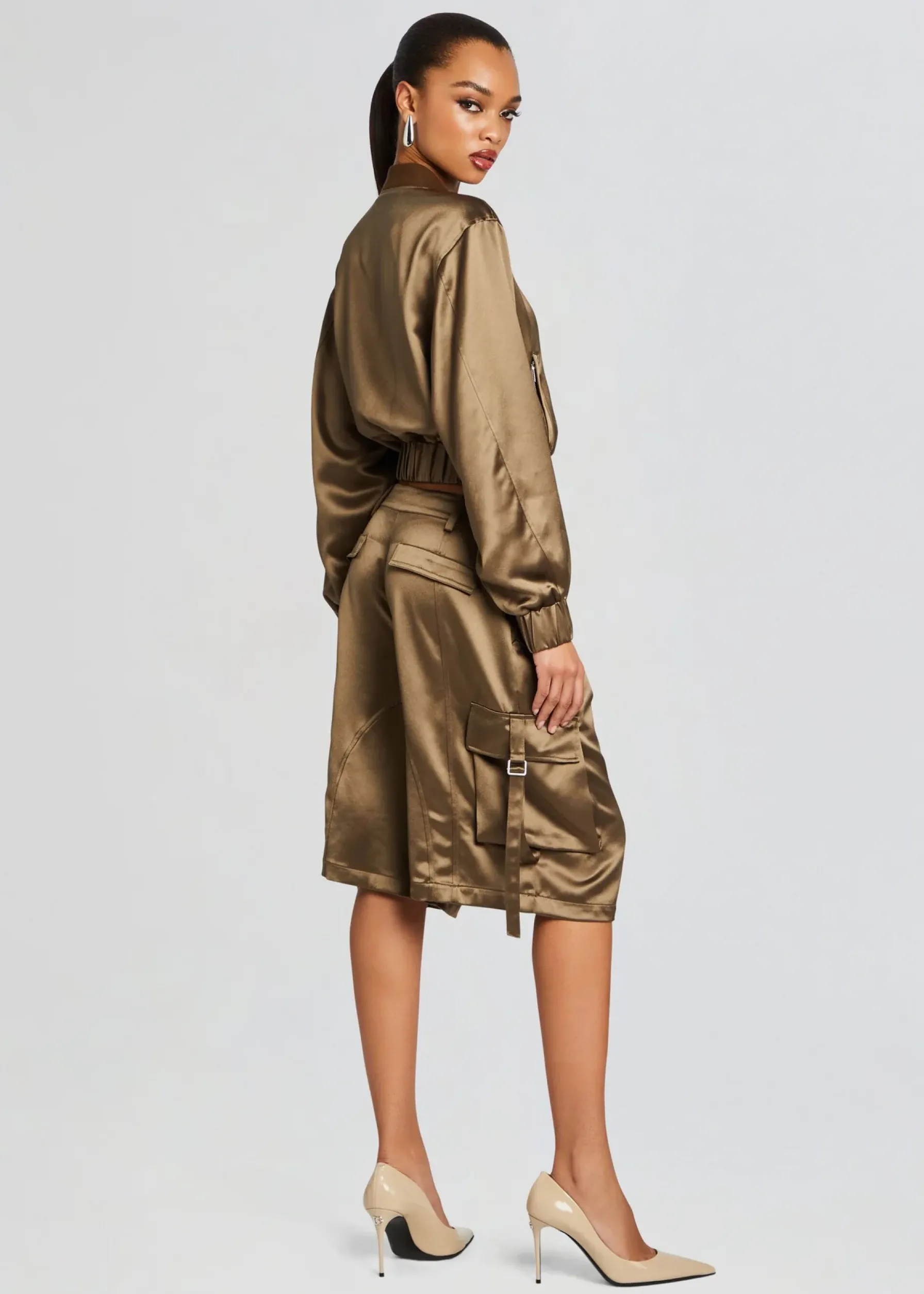 Retrofete Mae Cargo Short Military Green Online