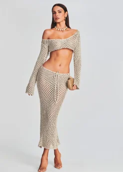 Retrofete Magen Knitted Shirt Ivory Clearance