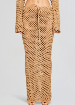 Retrofete Magen Knitted Skirt Classic Beige Online