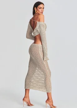 Retrofete Magen Knitted Skirt Ivory Sale