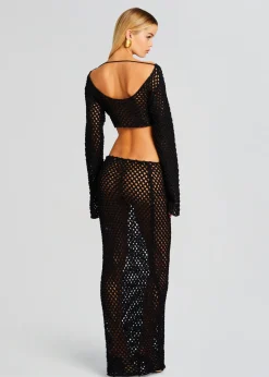 Retrofete Magen Knitted Skirt Black Sale