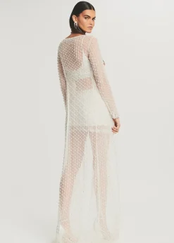 Retrofete Marcel Beaded Duster White Best