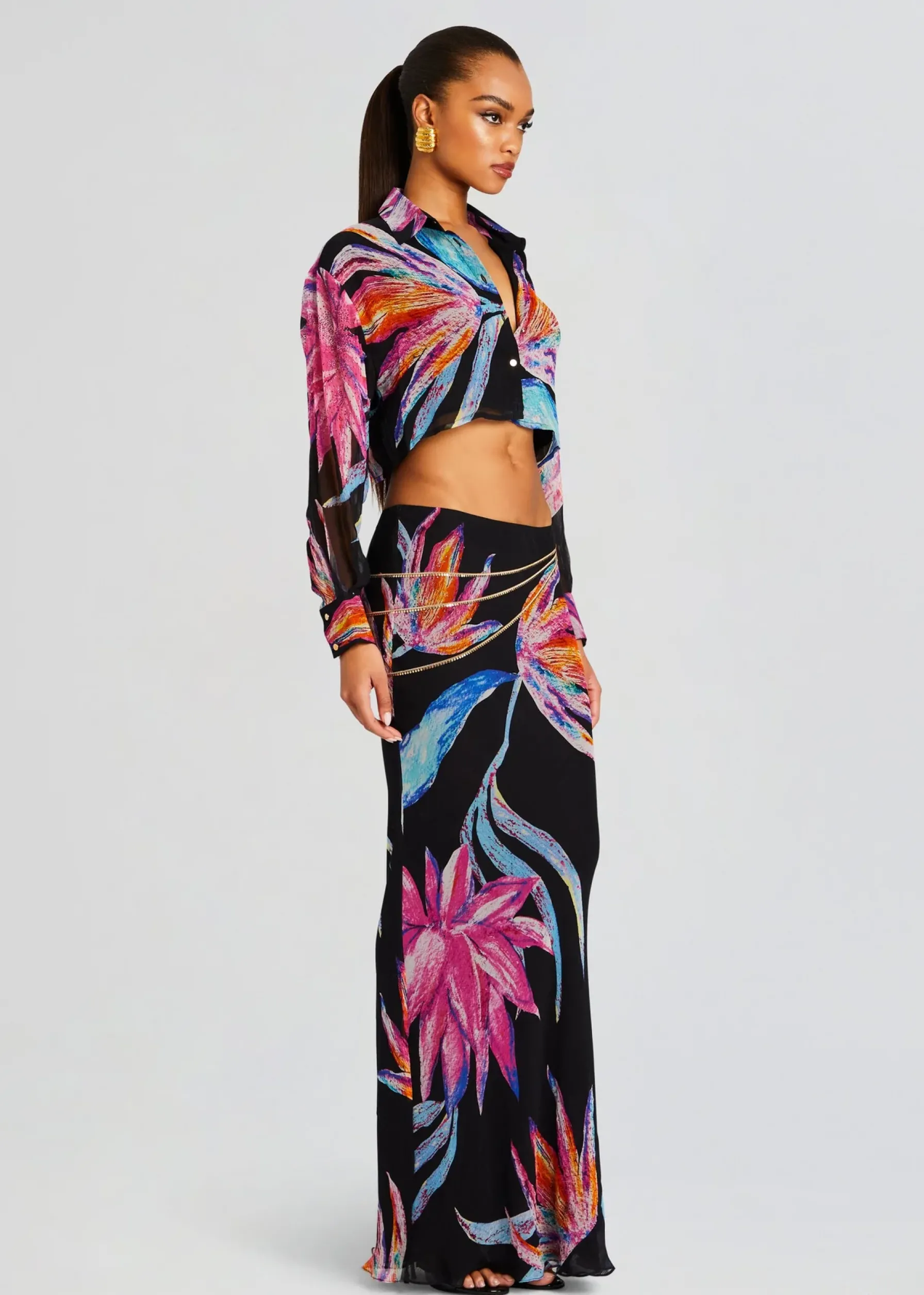 Retrofete Margo Maxi Skirt Black Flash Sale
