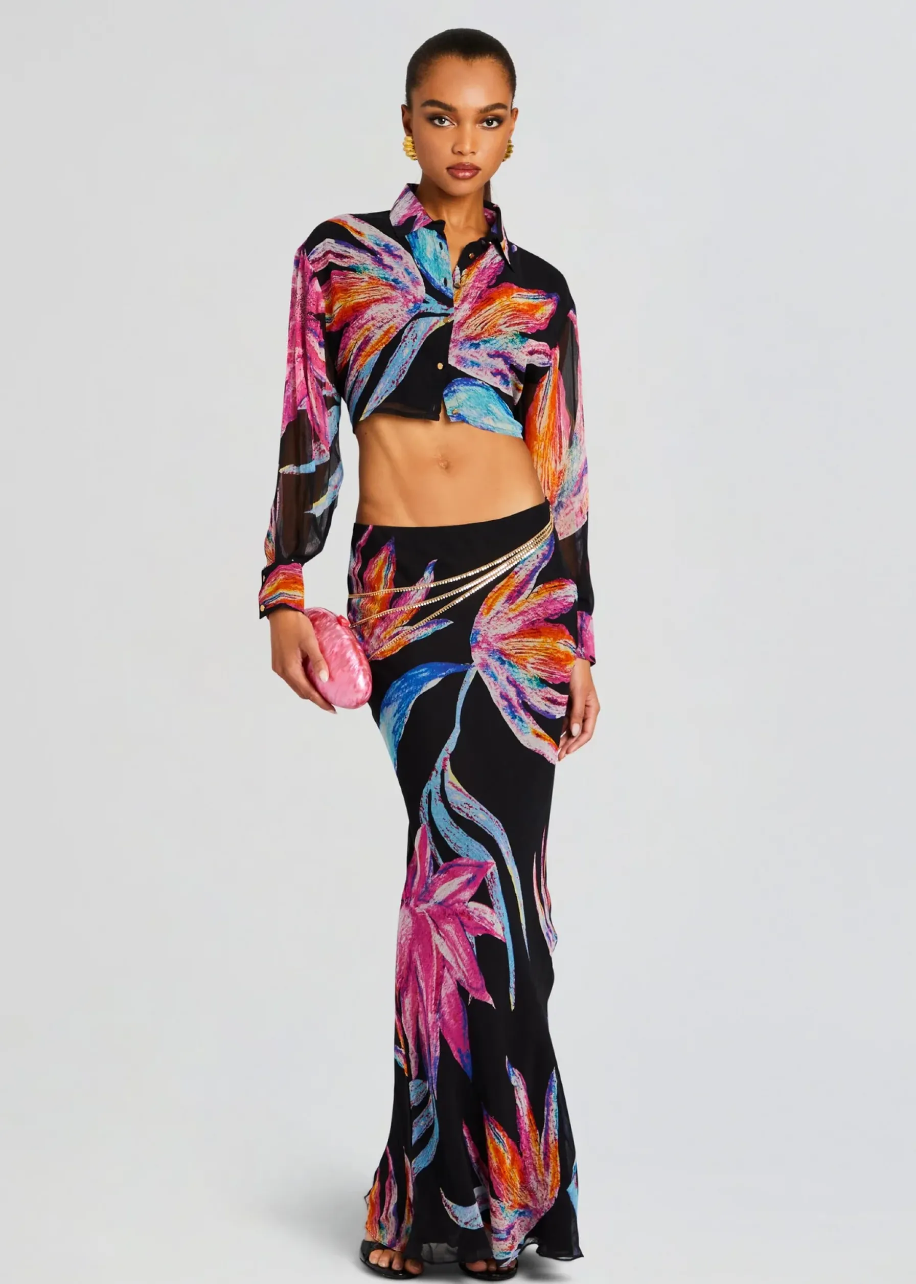 Retrofete Margo Maxi Skirt Black Flash Sale