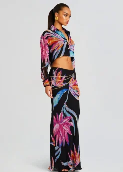 Retrofete Margo Maxi Skirt Black Discount